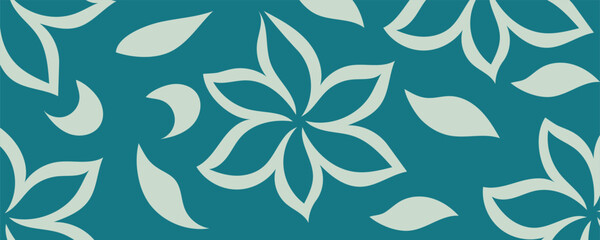 Abstract floral background, tapestry or carpet pattern. Vector illustration.