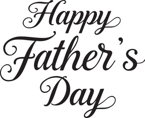 Elegant Happy Father's Day Design.