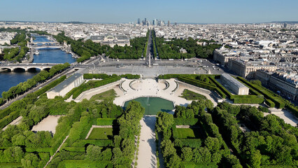 La Concorde Square At Paris Ile De France In France. Tuileries Palace. Paris City Landscape. La Concorde Square At Paris In Ile De France France. Champs Elysees Avenue. Cultural Heritage.