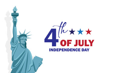 4th of July Independence day background. Perfect for invitations or announcements. 