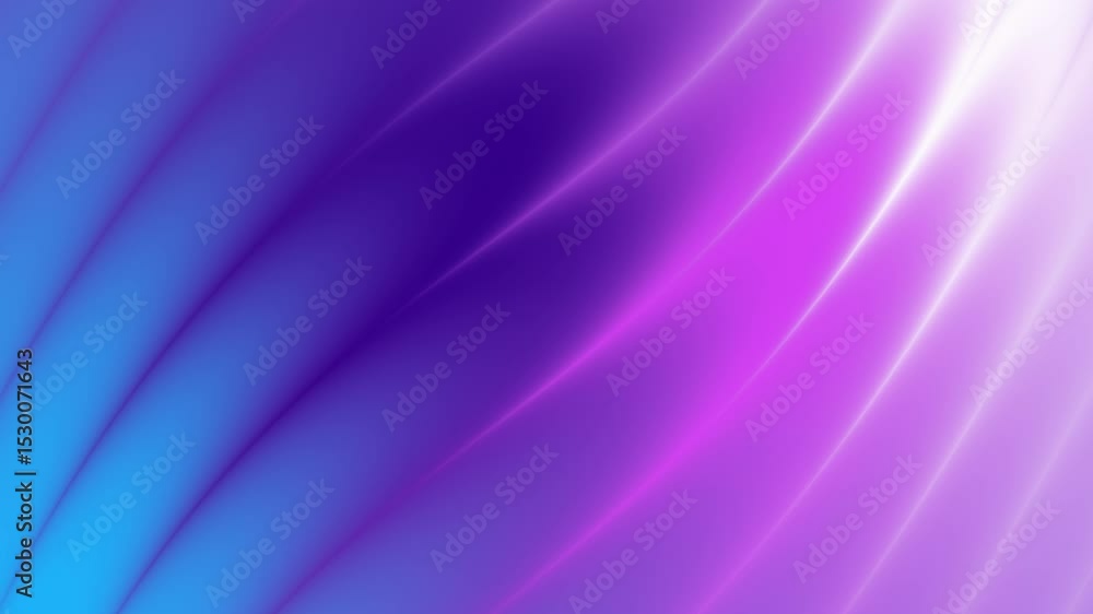 Poster abstract animated background with soft flowing colorful waves moving diagonally, creating a smooth f