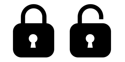 lock and unlock icon