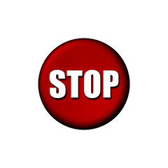 red stop button