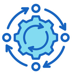 Lean Process  Icon Element For Design