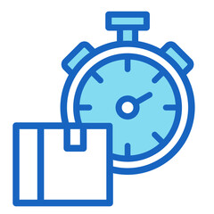 Just-In-Time  Icon Element For Design	