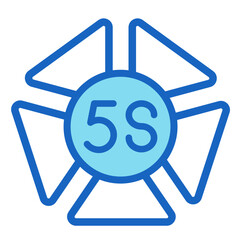 5S Principles  Icon Element For Design