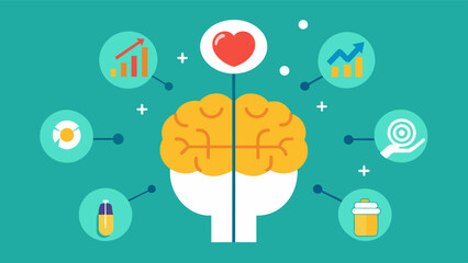 An infographic showcasing statistics and success stories of individuals who have participated in brain fitness programs highlighting the positive impact on their overall brain. Vector illustration