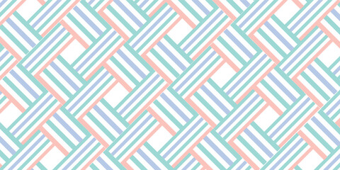 Colored abstract geometric flat pattern background