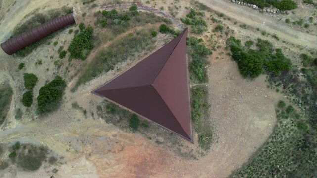 motta d'affermo, piramide 38&deg; parallelo, sicily, italy