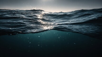 Fototapeta premium Ocean Water Surface Waves Sea Surface