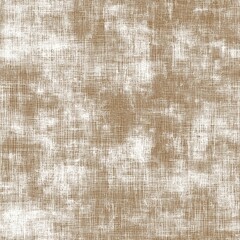 A highly detailed, seamless, and tileable texture of woven fabric, possibly burlap or linen, with a distressed, abstract white pattern overlaying a warm brown background.
