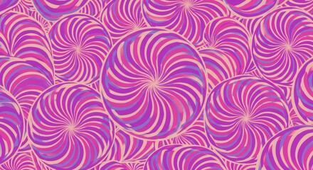 Abstract Seamless Pattern with Pink and Purple Circle Pixelated Mosaic