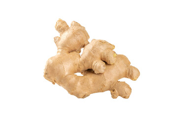 Ginger root isolated on white background