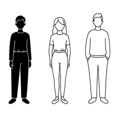Minimal Diversity Icons