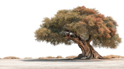 Ancient Tree of Life: Capturing the grandeur of an ancient tree with lush, expansive foliage against the bright sun. A natural testament to resilience and the enduring beauty of the wilderness.