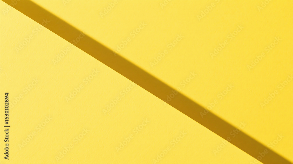 Poster abstract yellow background diagonal shadow line
