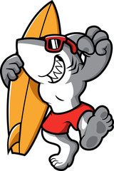 The Cool Shark Mascot Explorer