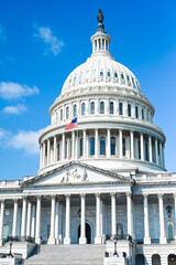 Close-Up of the Capitol Dome, United States Capitol, Washington, D.C.