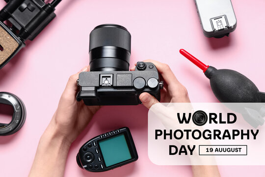 Greeting card for World Photography Day