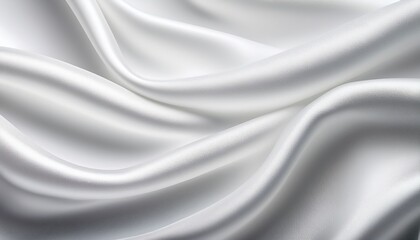 Obraz premium soft image of white silk fabric cloth surface background