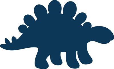 스피노사우루스 실루엣 캐릭터 일러스트