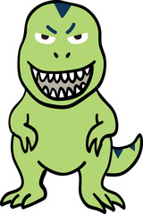 티라노사우루스 캐릭터 일러스트