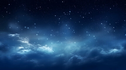 Naklejka premium blue sky with clouds