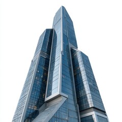 Obraz premium Modern skyscraper architecture design on white background