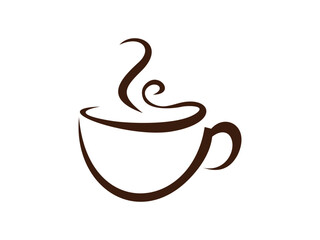 Coffee Cup Logo Vector Template
