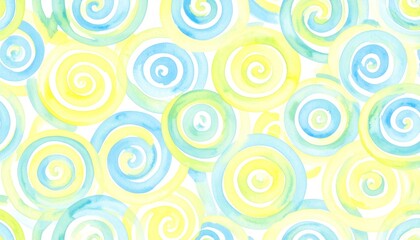 Watercolor swirls background in refreshing pastel tones, artistic design element
