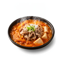 Steaming Kimchi Stew with Tofu and Pork