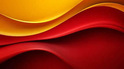 Red and yellow wave pattern. The red and yellow colors are bold and vibrant, creating a sense of energy and excitement. The wave pattern suggests movement and fluidity. Overall