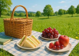 picnic in the garden