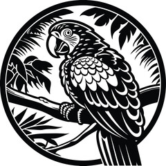 Obraz premium bird on branch