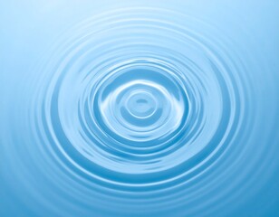 Close-up of water ripple texture, soft blue tones