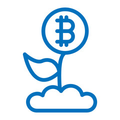 bitcoin farming icon