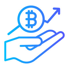 Bitcoin Growth icon