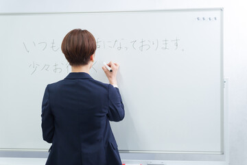 日本語学校の授業
