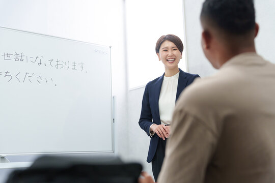 日本語学校の授業