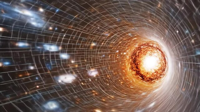 Cosmic wormhole imploding towards singularity point