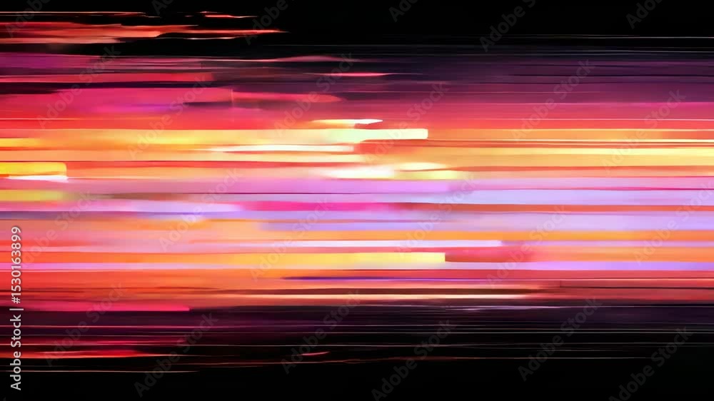 Poster abstract motion streaks of vivid color, gradient effect with dynamic futuristic lines