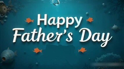 Celebration of happy father's day
