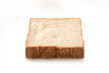 Sliced bread isolated on white background.
