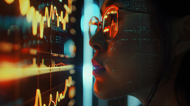 Technology Analyst Digital Invesment, A technology analyst reviewing digital
