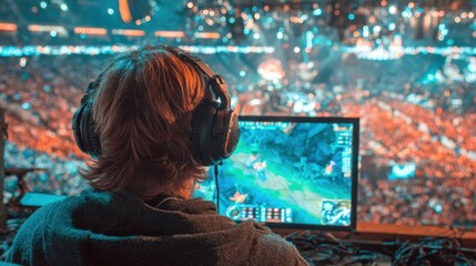 Esports features competitive video gaming with professional players battling live or online before huge audiences worldwide.

