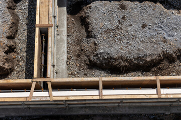 
住宅建設　基礎工事