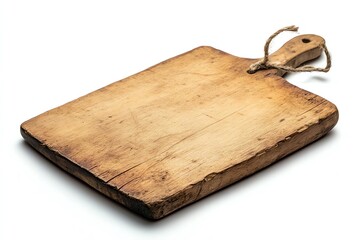 Fototapeta premium Old Wooden Cutting Board with Hanging Loop