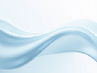 Naklejka premium Abstract blue digital wave background with glowing particles, Blue abstract wave background with copy space. Generative AI