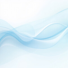 Naklejka premium Abstract blue digital wave background with glowing particles, Blue abstract wave background with copy space. Generative AI