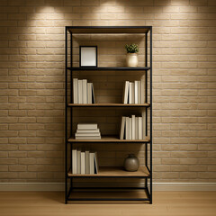 Modern Industrial Bookshelf Design Stylish Storage Solution for Home and Office